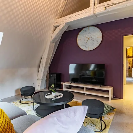 Cosy 6 Personnes - Centre Historique - Parking Gratuit Lejlighed *